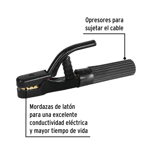 Pinza porta electrodos de 500 A, PRETUL