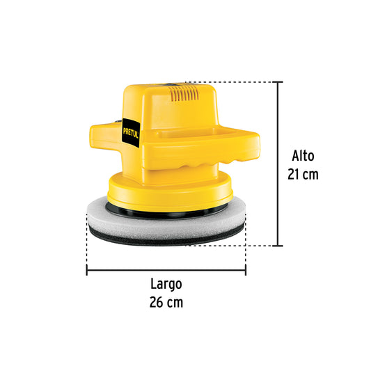 Pulidora roto-orbital 10”, 110 W, PRETUL
