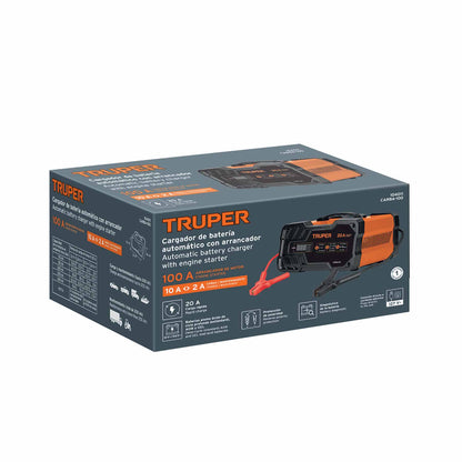 Cargador de baterías 20 A, arrancador de 100A, 12V/24V