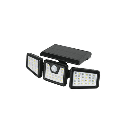 Luminario solar LED 7 W, 6500 K, sensor de movimiento, Volteck