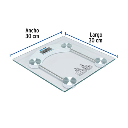 Báscula digital 180 kg para baño, FOSET