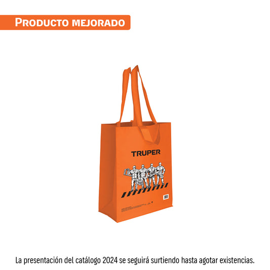 Bolsa ecológica naranja de 38 × 49 cm, TRUPER