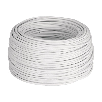 Caja con 100 m de cable THHW-LS 10 AWG blanco, Volteck