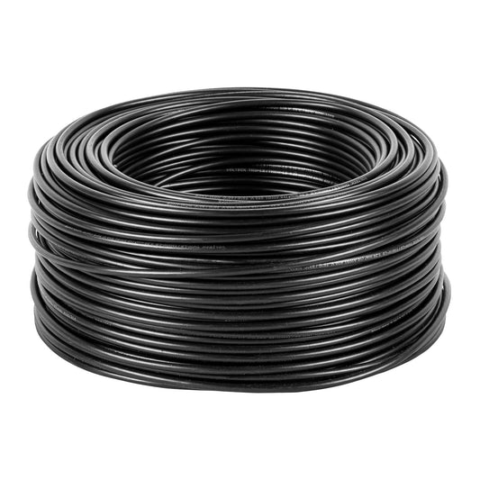 Caja con 100 m de cable THHW-LS 10 AWG negro, Volteck