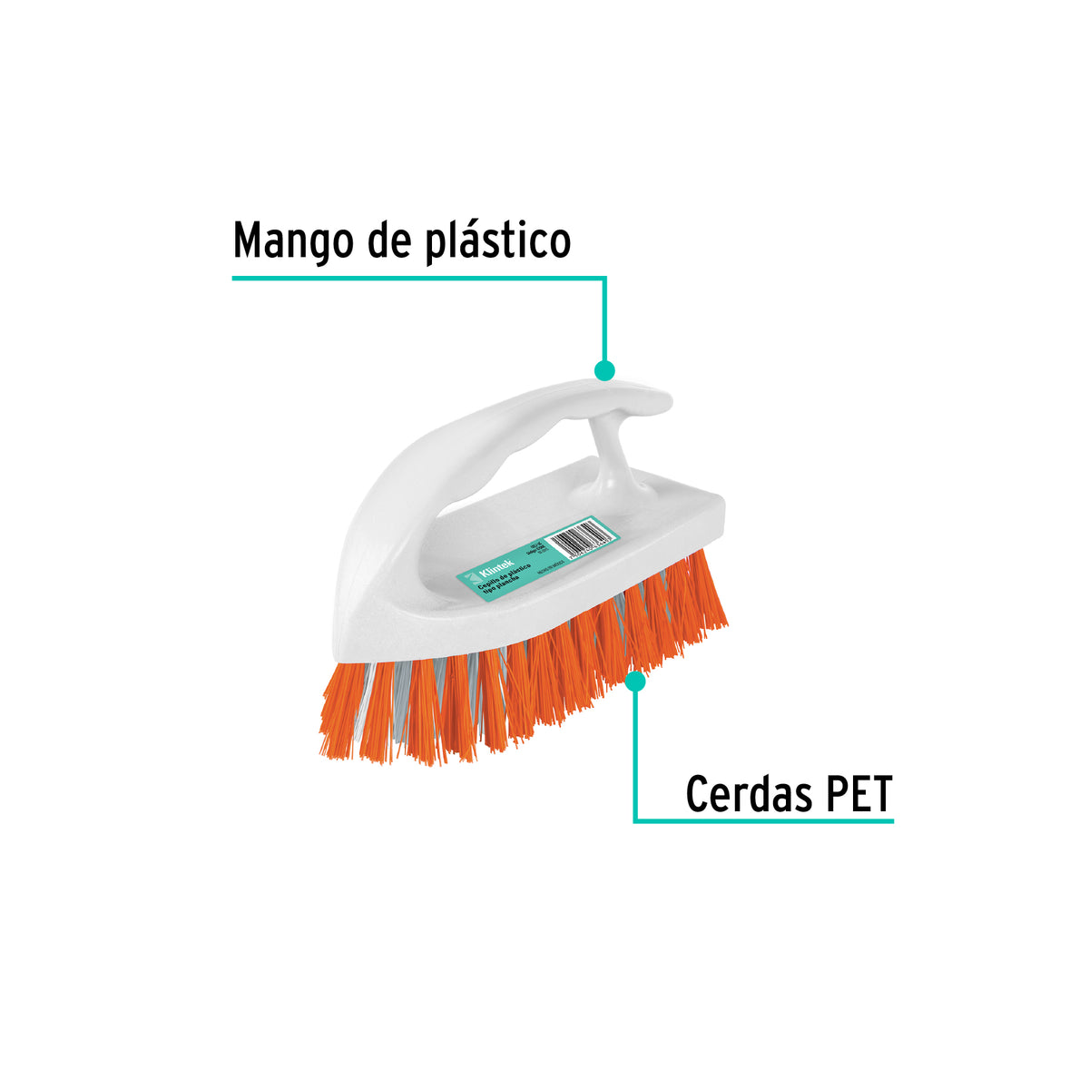 Cepillo tipo plancha de plástico, KLINTEK