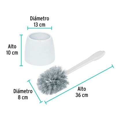 Cepillo sanitario de plástico con base, KLINTEK