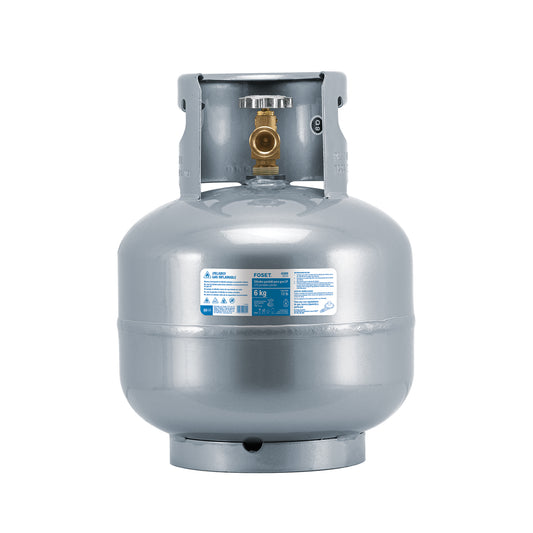 Cilindro portátil para gas LP, 6 kg, FOSET