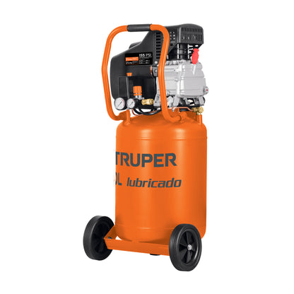 Compresor lubricado, 50 L, 3-1/2 HP, vertical, 127 V