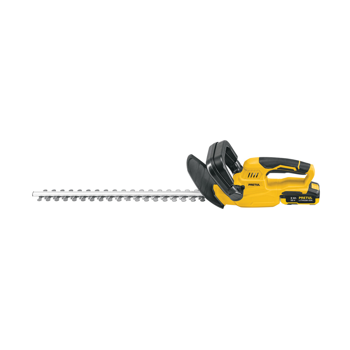 Cortasetos inalámbrico 20 V, 1 batería 2 Ah, 1 cargador, PRETUL