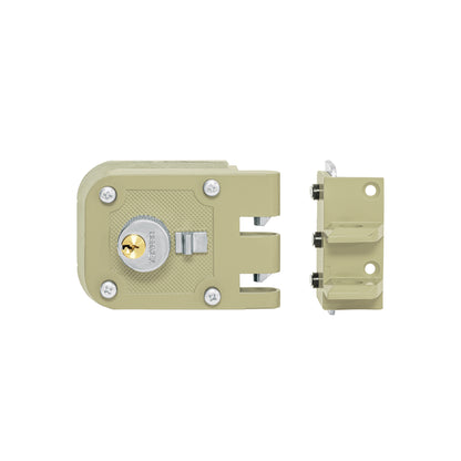 Cerradura de sobreponer para puerta corrediza, instala-fácil, derecha, HERMEX