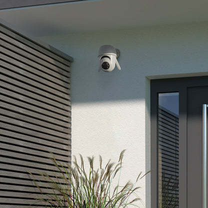 Cámara de seguridad WiFi robotizada para exterior, 3 MP, Volteck
