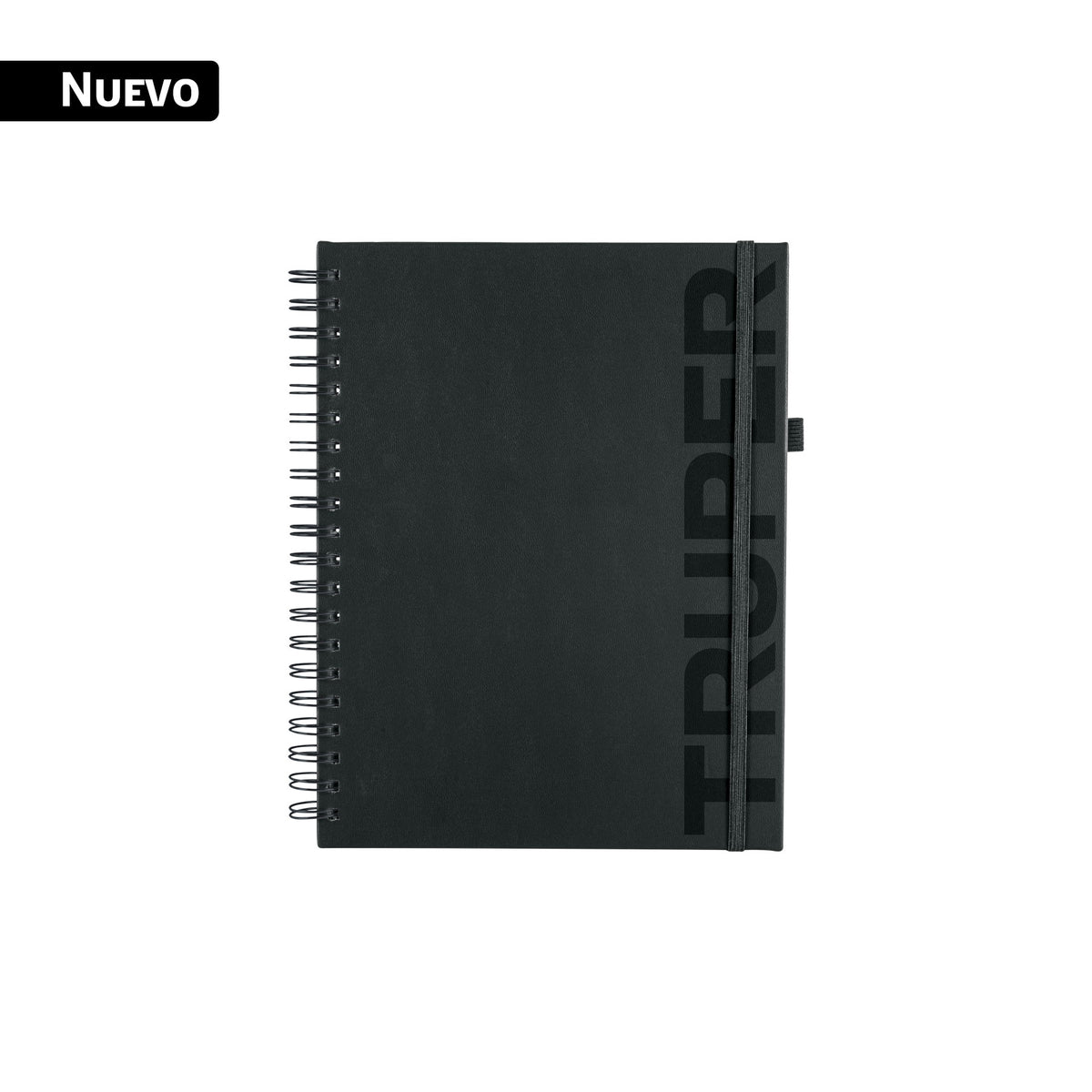 Cuaderno profesional A4, pasta dura, espiral, 100 hojas, TRUPER