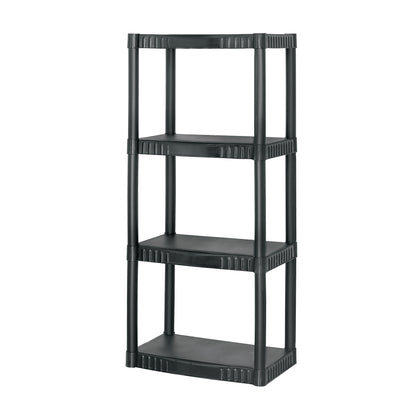 Estante plástico 4 repisas, capacidad 27 kg, 56 x 36 x 123 cm, PRETUL