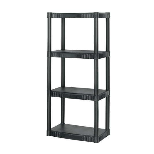 Estante plástico 4 repisas, capacidad 27 kg, 56 x 36 x 123 cm, PRETUL