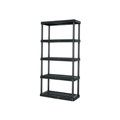 Estante plástico 5 repisas, capacidad 35 kg, 92 x 43 x 185 cm, PRETUL