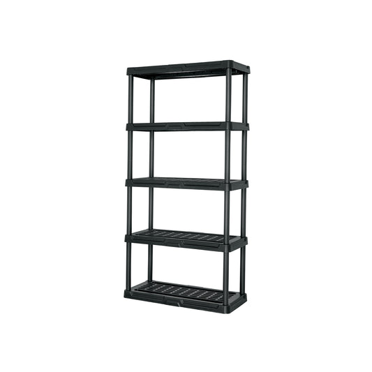 Estante plástico 5 repisas, capacidad 35 kg, 92 x 43 x 185 cm, PRETUL