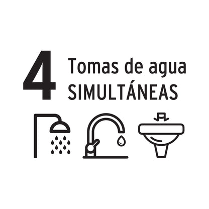 Equipo hidroneumático 24 L, bomba periférica 1/2 HP, PRETUL