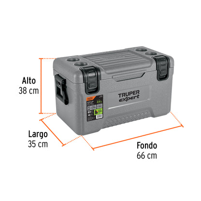 Hielera de 44 L, TRUPER EXPERT