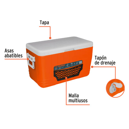 Hielera de 46 L, TRUPER