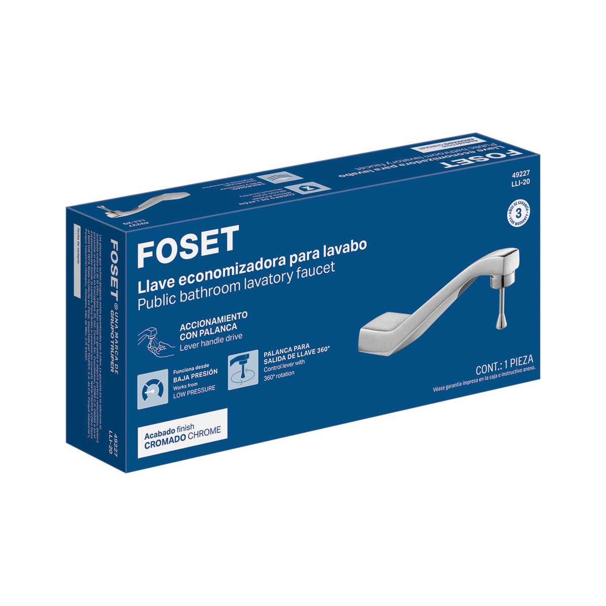 Llave economizadora para lavabo, FOSET
