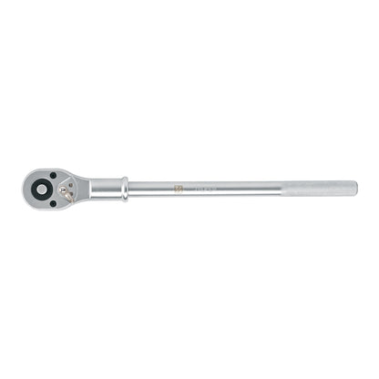 Matraca 3/4”, cabeza de pera, reversible y liberación rápida