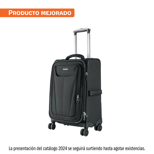 Maleta de cabina ligera negra 49 L, TRUPER