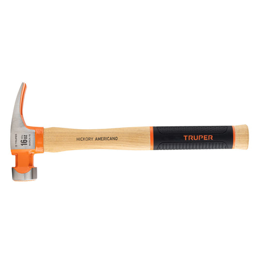 Martillo 16 oz, uña recta tipo California Ripper, Truper Grip