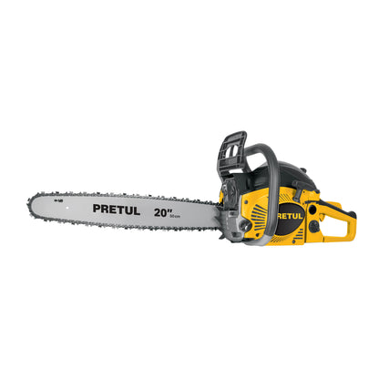 Motosierra 45 cc a gasolina con barra de 20”, PRETUL