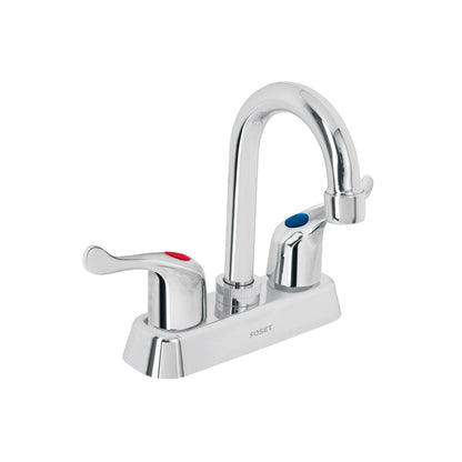 Mezcladora 4” lavabo, ABS, cuello bar, palanca, BASIC