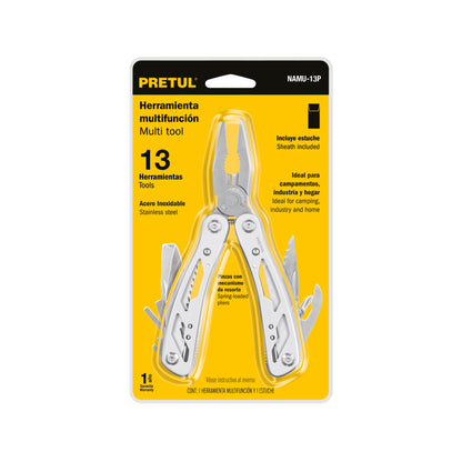 Multiherramienta con 13 funciones, PRETUL