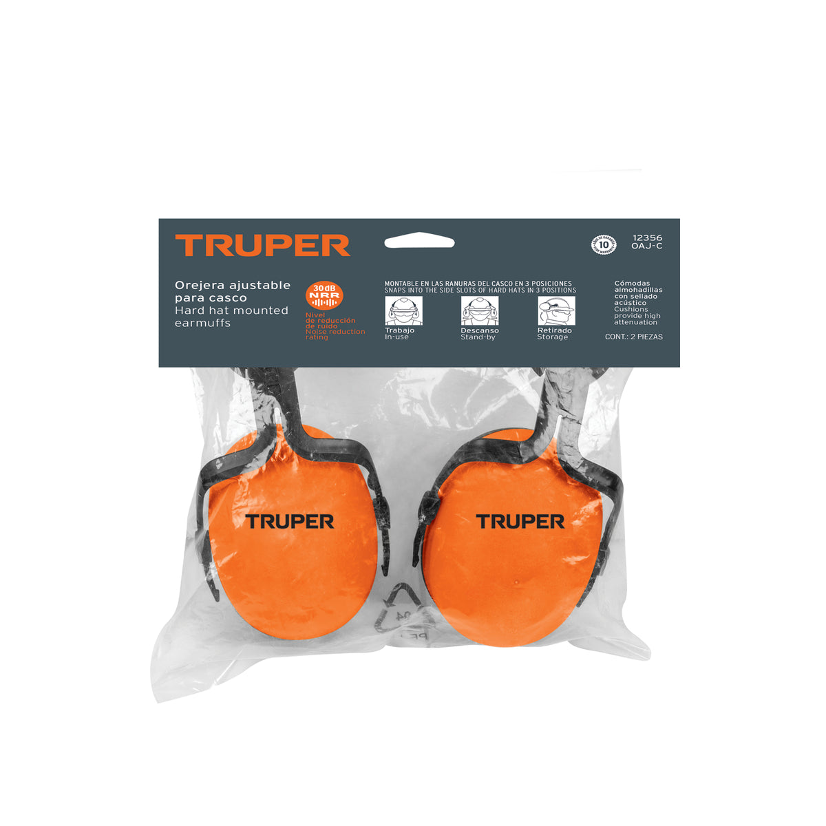 Orejera ajustable para casco