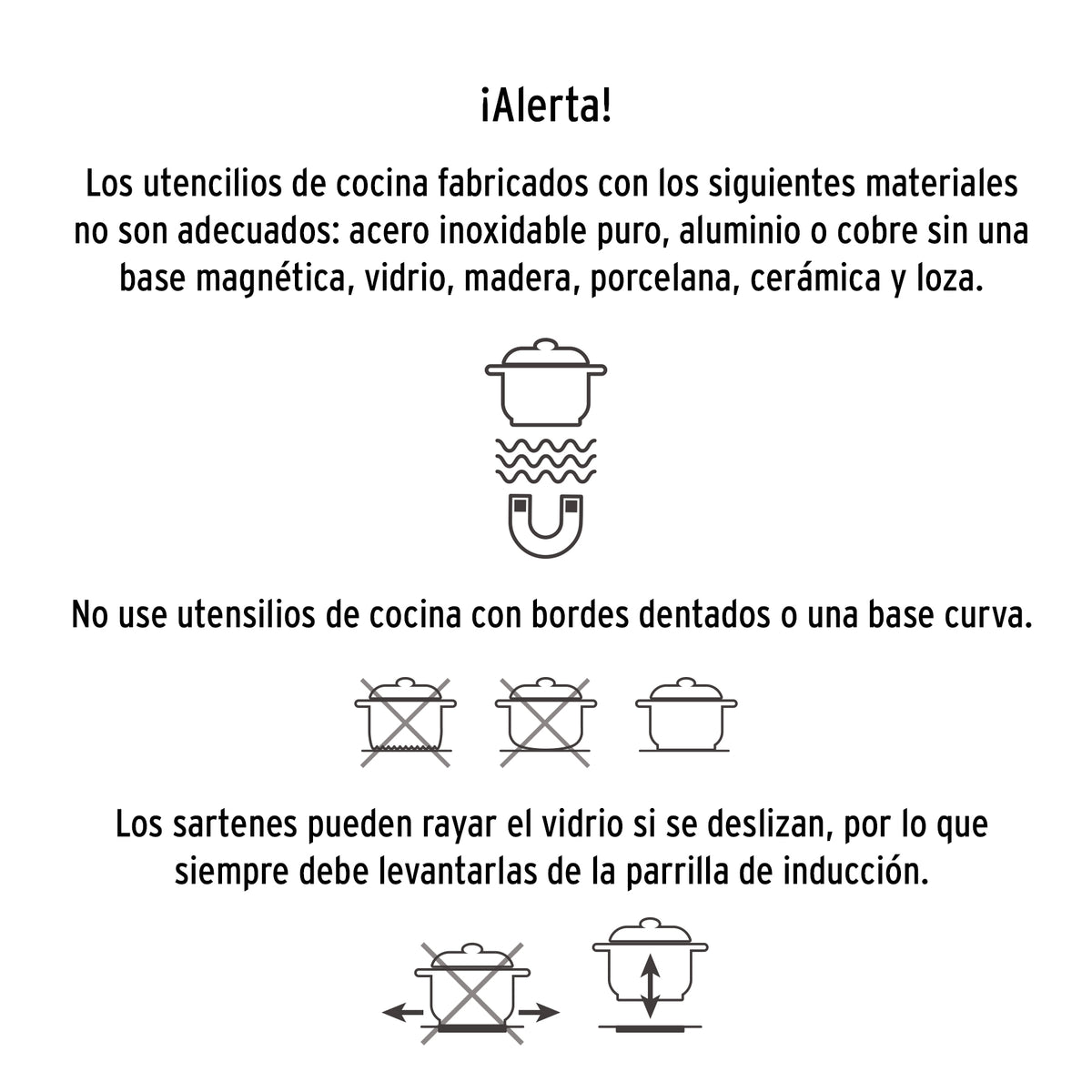 Parrilla inducción empotrable 60 cm, 4 quemadores, vidrio, RIVIERA