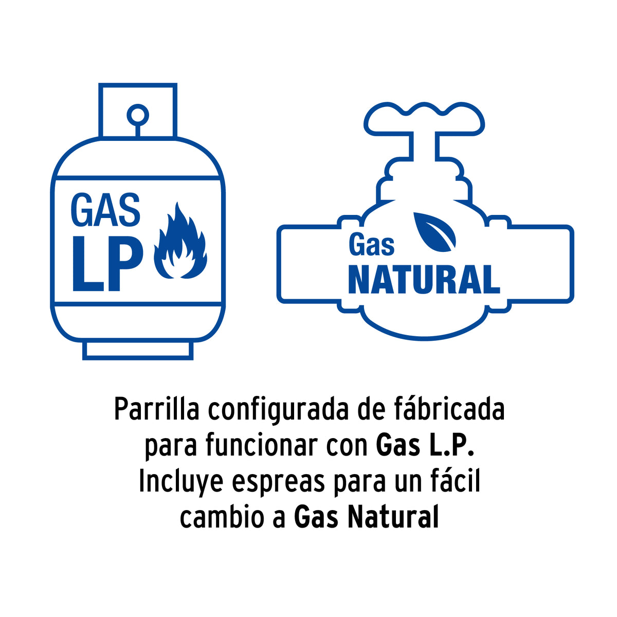 Parrilla gas empotrable 75 cm, 5 quemadores, vidrio negro, RIVIERA