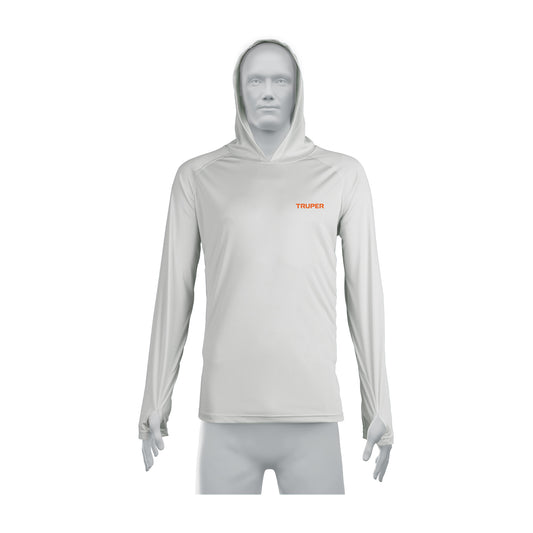 Playera protección solar, manga larga, con gorro, hombre, G