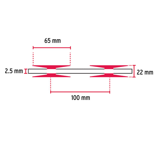 Rollo concertina alta seguridad, 45 cm diámetro × 8 m, FIERO