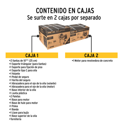 Revolvedora de concreto 1/2 saco, uso ligero, gasolina, 160 L