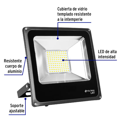 Reflector LED para exteriores 50 W, 6500 K, Volteck