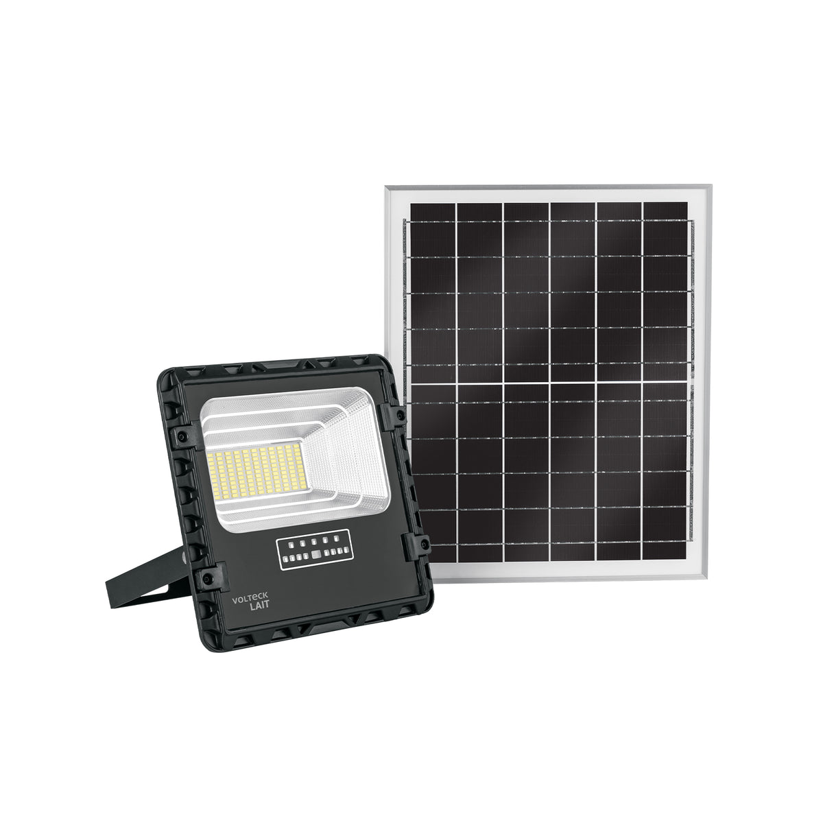 Reflector LED con panel solar 60 W, 6500 K, Volteck