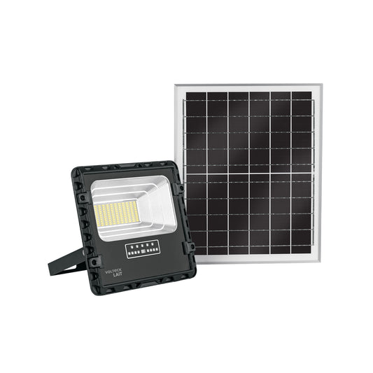 Reflector LED con panel solar 60 W, 6500 K, Volteck