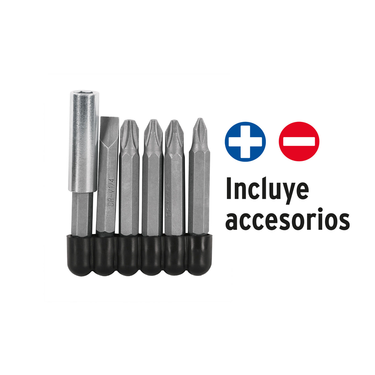 Rotomartillo/destornillador 1/2”, 20 V, 1 batería 2 Ah, PRETUL