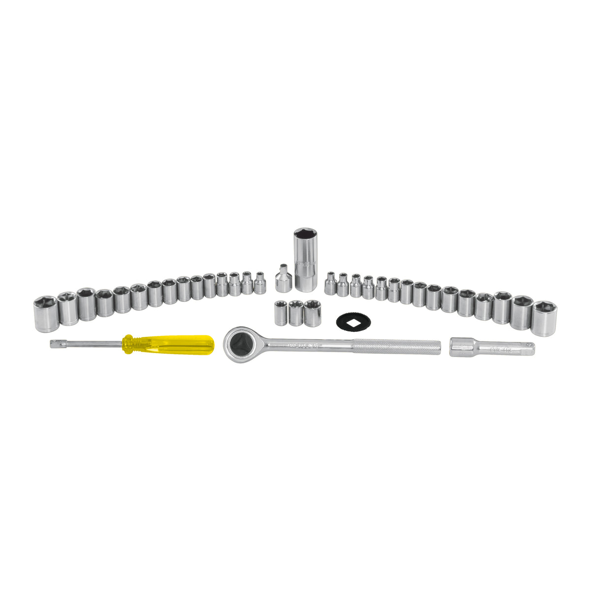 Juego de 39 herramientas 1/4” y 3/8” para mecánico, PRETUL