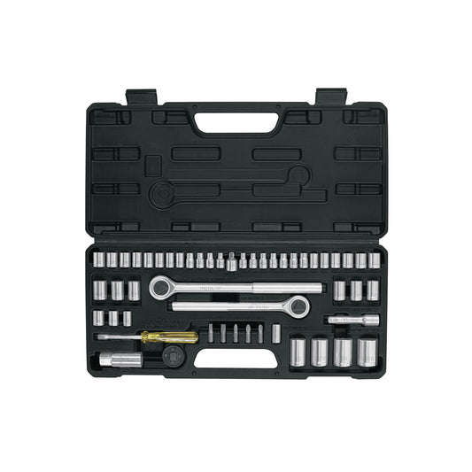 Juego de 51 herramientas 1/4”, 3/8” y 1/2” para mecánico, PRETUL