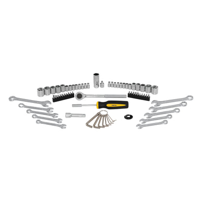 Juego de 70 herramientas 1/4” y 3/8” para mecánico, PRETUL