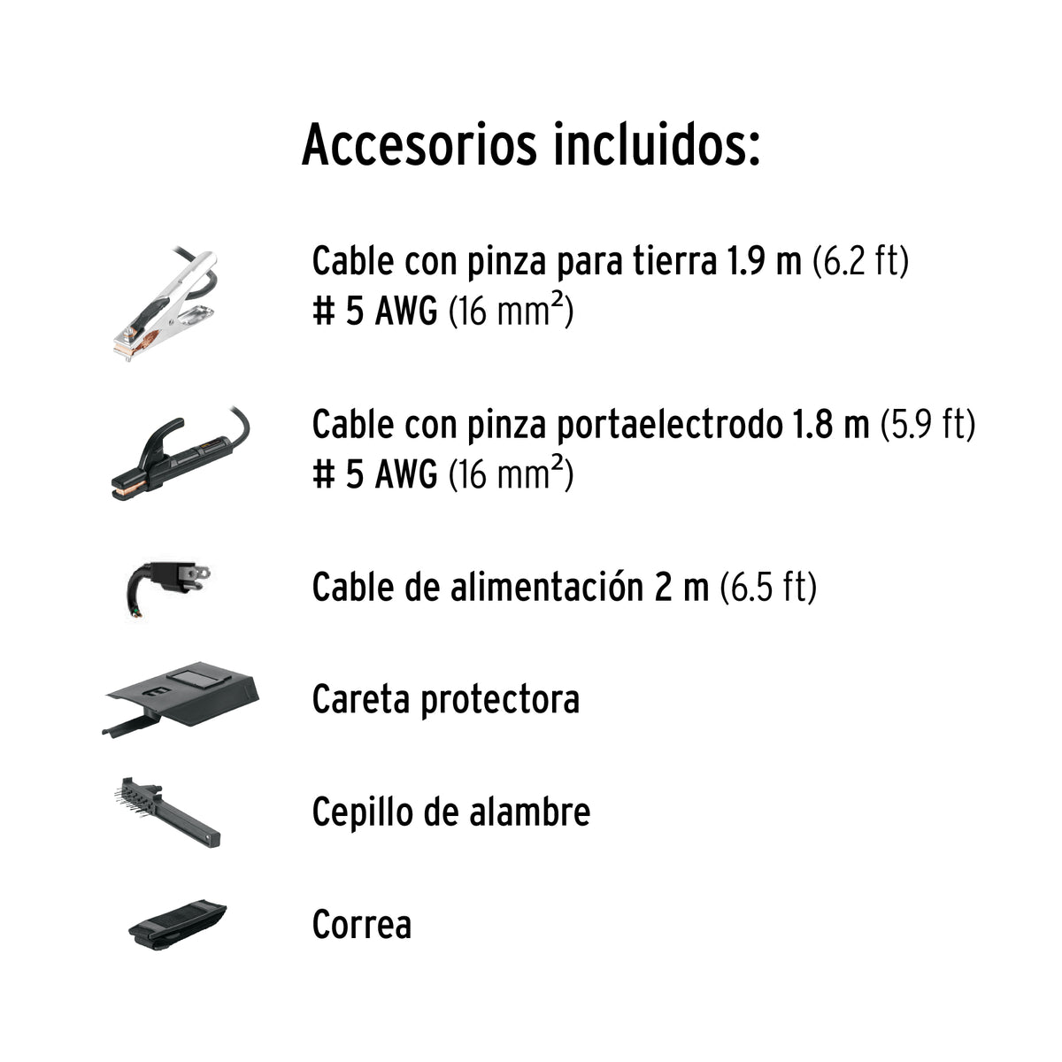 Mini soldadora inversora 130 A, bi-voltaje, Serie 300, PRETUL