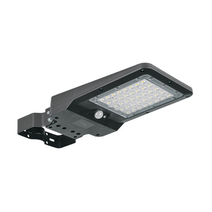 Luminario suburbano solar LED 8 W, 6500 K, con sensor de luz
