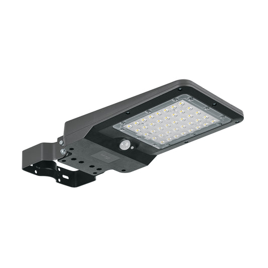 Luminario suburbano solar LED 8 W, 6500 K, con sensor de luz