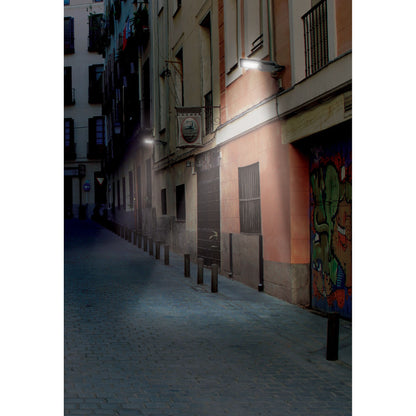 Luminario suburbano solar LED 40 W, 6500 K, con control remoto
