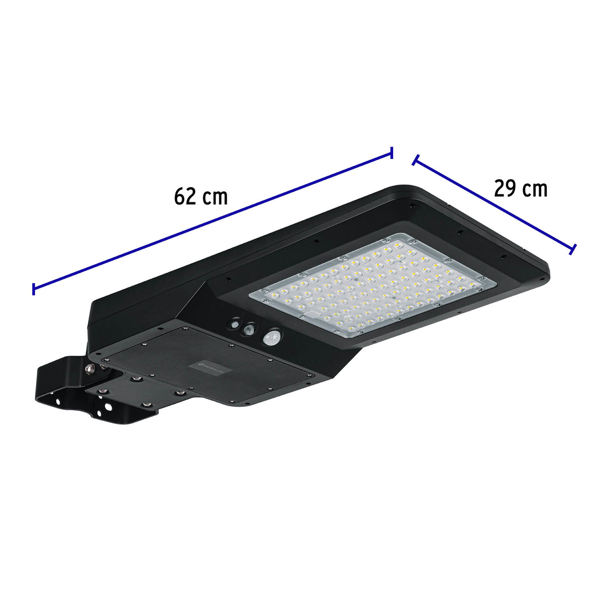 Luminario suburbano solar LED 40 W, 6500 K, con control remoto