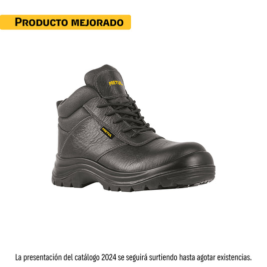 Bota de seguridad negra, #28, casquillo de composite, PRETUL
